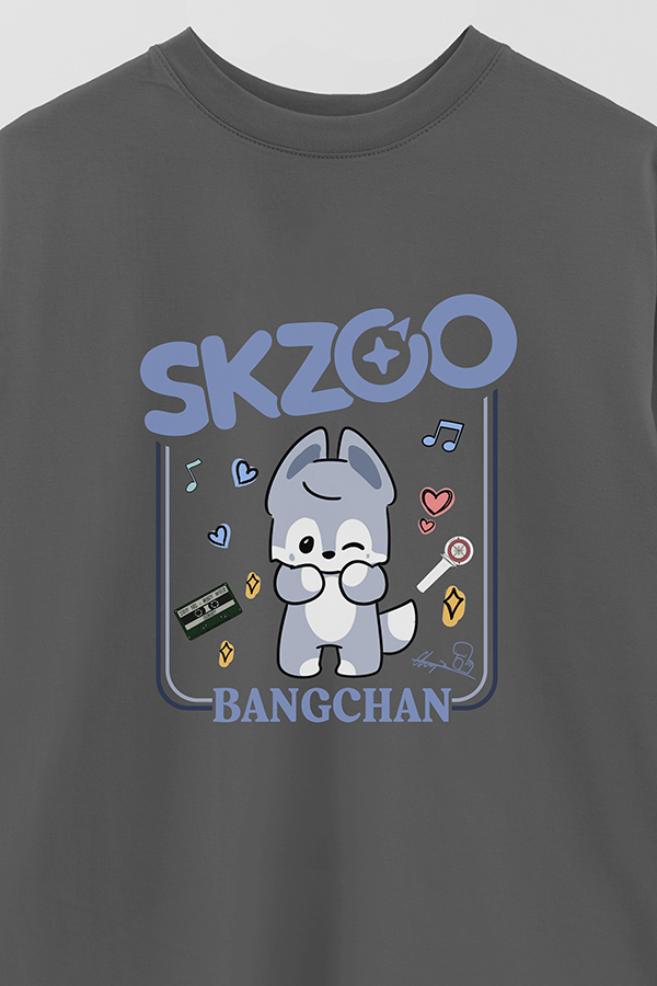REMERA OVER ESTAMPADA SKZOO2 BANGCHAN
