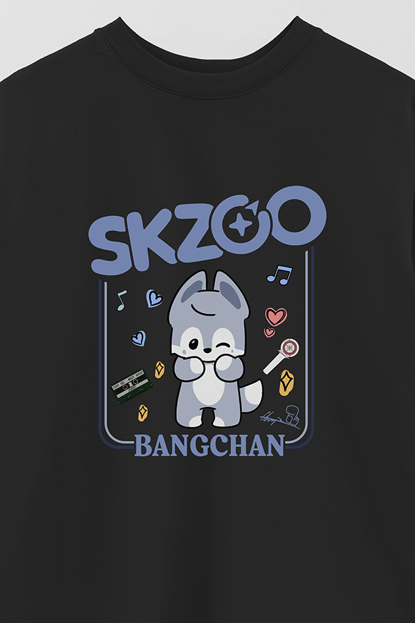 REMERA OVER ESTAMPADA SKZOO2 BANGCHAN