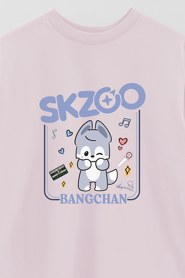 REMERA OVER ESTAMPADA SKZOO2 BANGCHAN