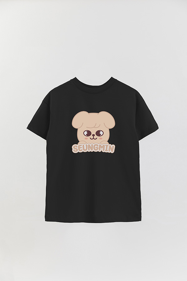 REMERA OVER ESTAMPADA SKZOO1 SEUNGMIN