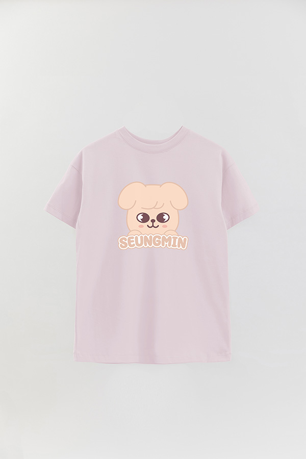 REMERA OVER ESTAMPADA SKZOO1 SEUNGMIN