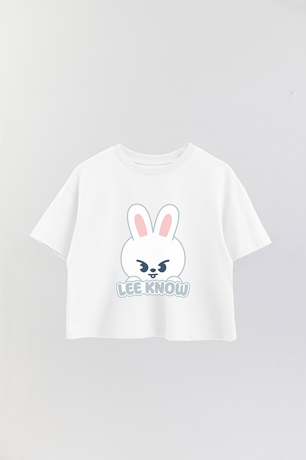REMERA CROP ESTAMPADA SKZOO1 LEE KNOW