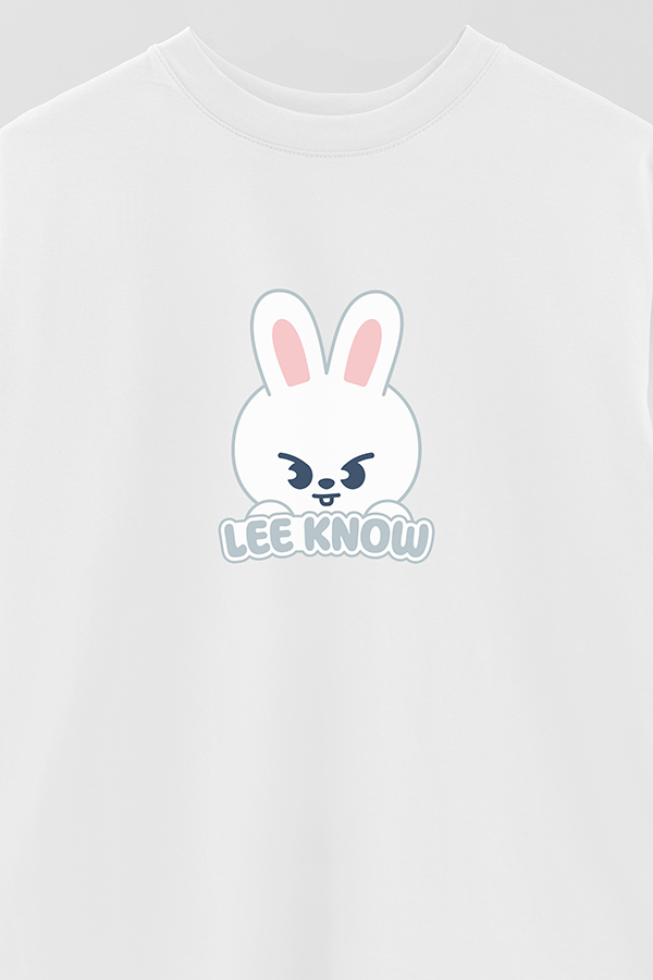 REMERA OVER ESTAMPADA SKZOO1 LEE KNOW