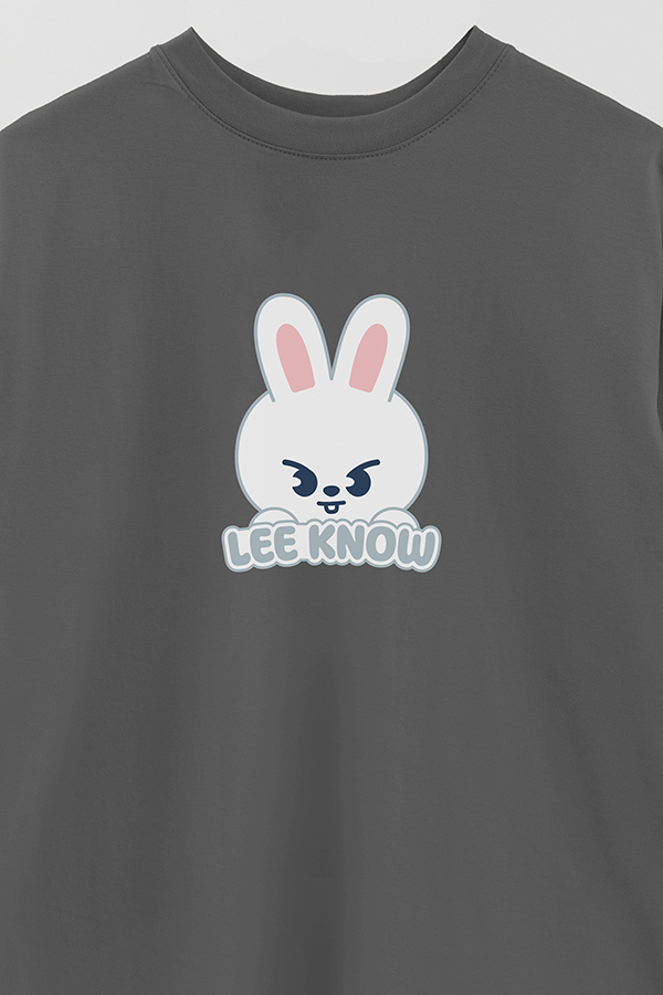 REMERA OVER ESTAMPADA SKZOO1 LEE KNOW