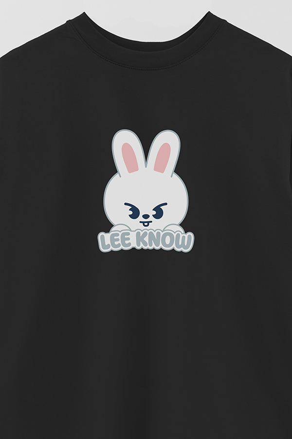 REMERA OVER ESTAMPADA SKZOO1 LEE KNOW
