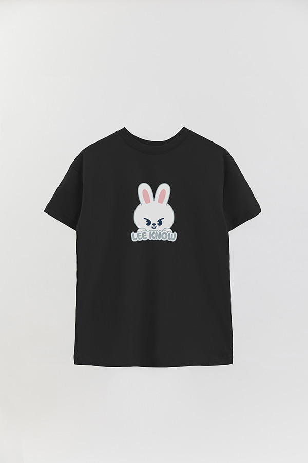 REMERA OVER ESTAMPADA SKZOO1 LEE KNOW