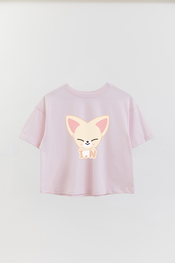 REMERA CROP ESTAMPADA SKZOO1 I.N