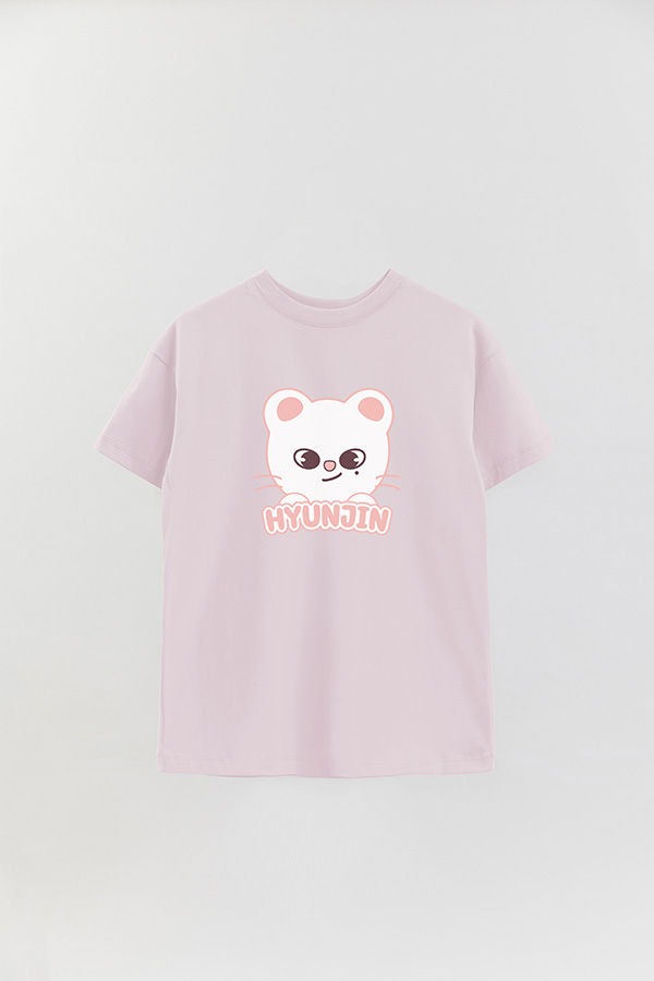 REMERA OVER ESTAMPADA SKZOO1 HYUNJIN