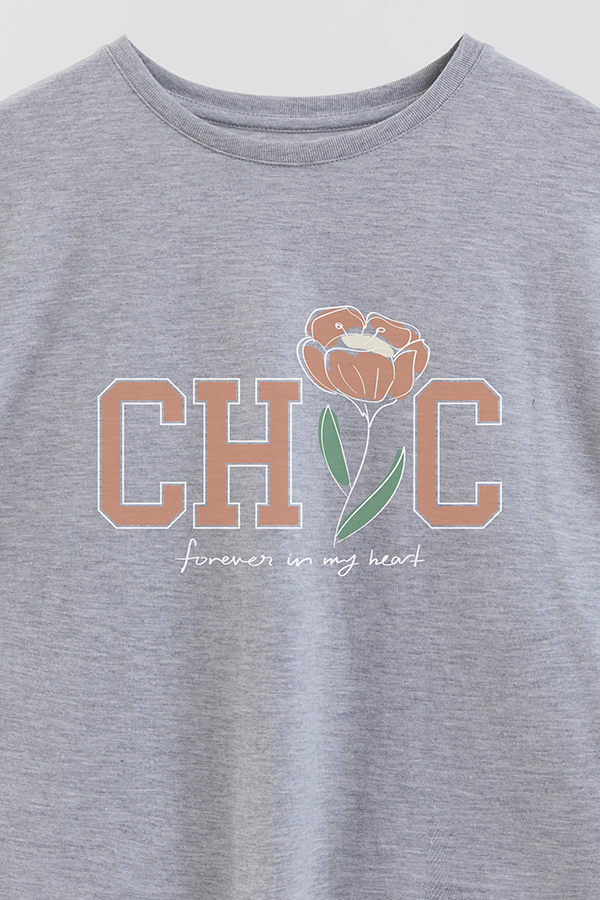 REMERA GIRL OVER CHIC FOREVER