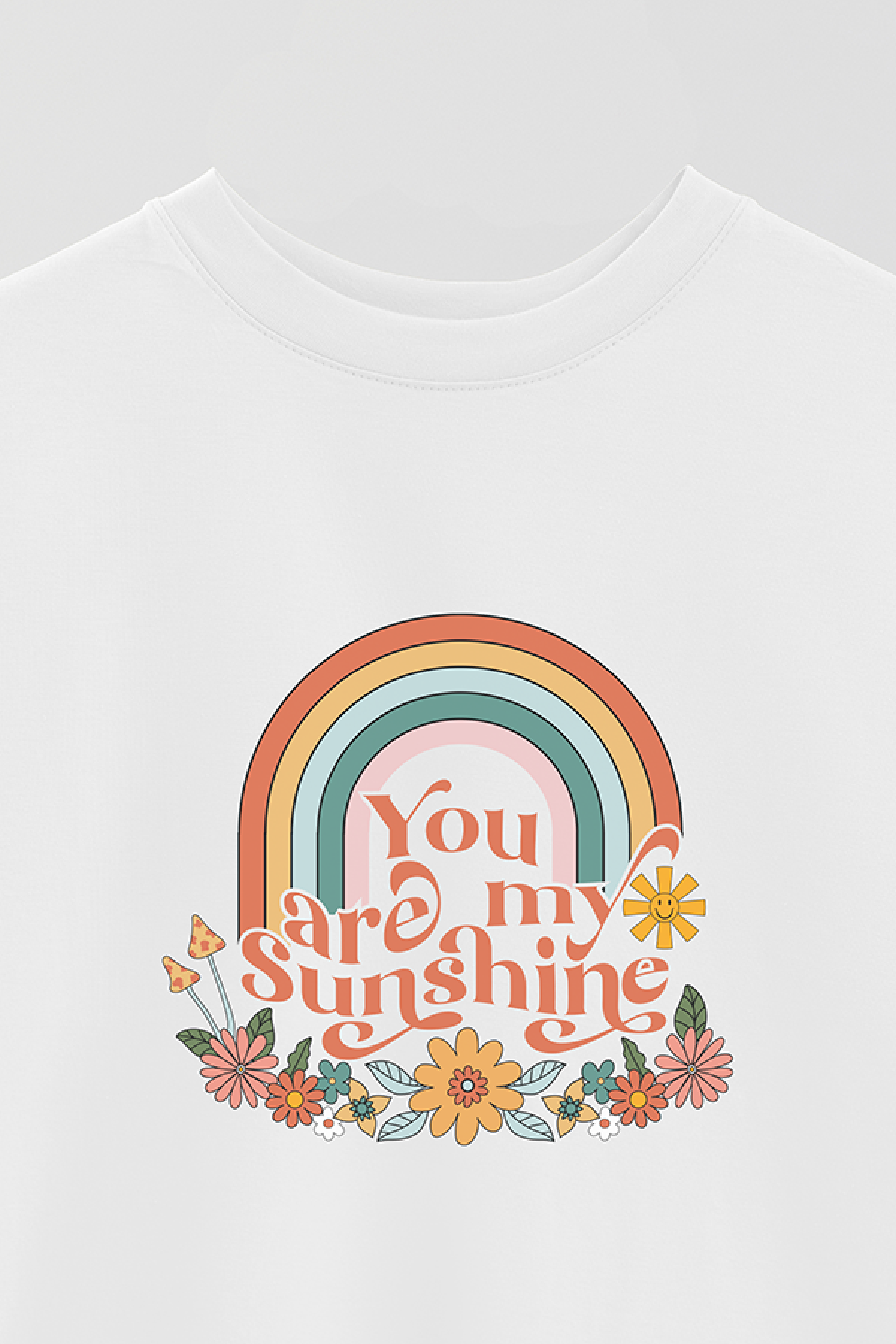 REMERA OVER ESTAMPADA BH2 YOU ARE MY SUNSHINE