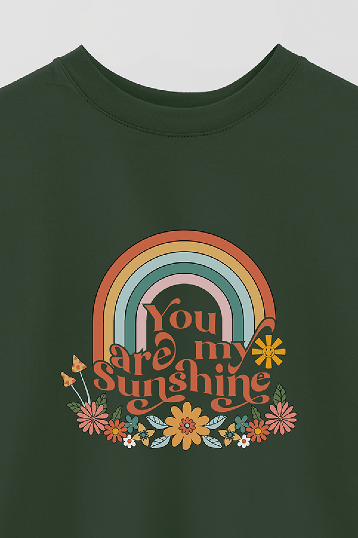 REMERA OVER ESTAMPADA BH2 YOU ARE MY SUNSHINE