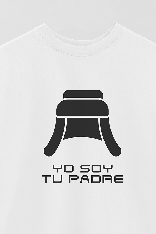 REMERA OVER ESTAMPADA DDP YO SOY TU PADRE