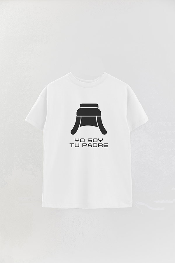 REMERA OVER ESTAMPADA DDP YO SOY TU PADRE