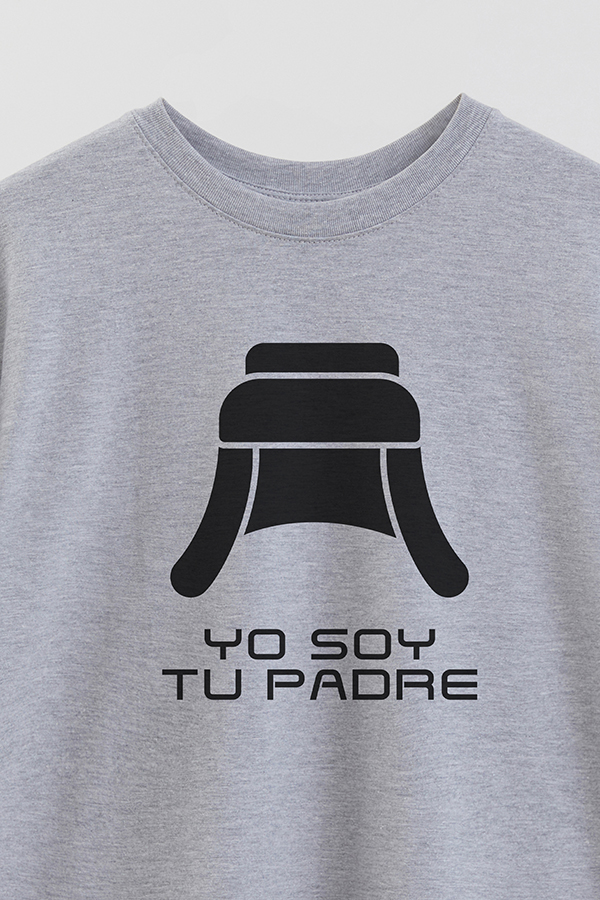 REMERA OVER ESTAMPADA DDP YO SOY TU PADRE