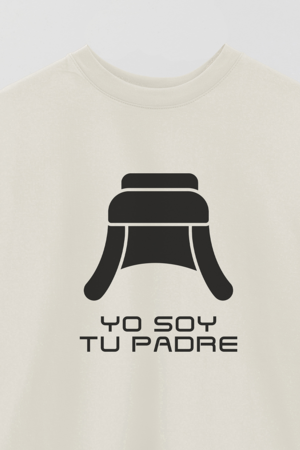 REMERA OVER ESTAMPADA DDP YO SOY TU PADRE