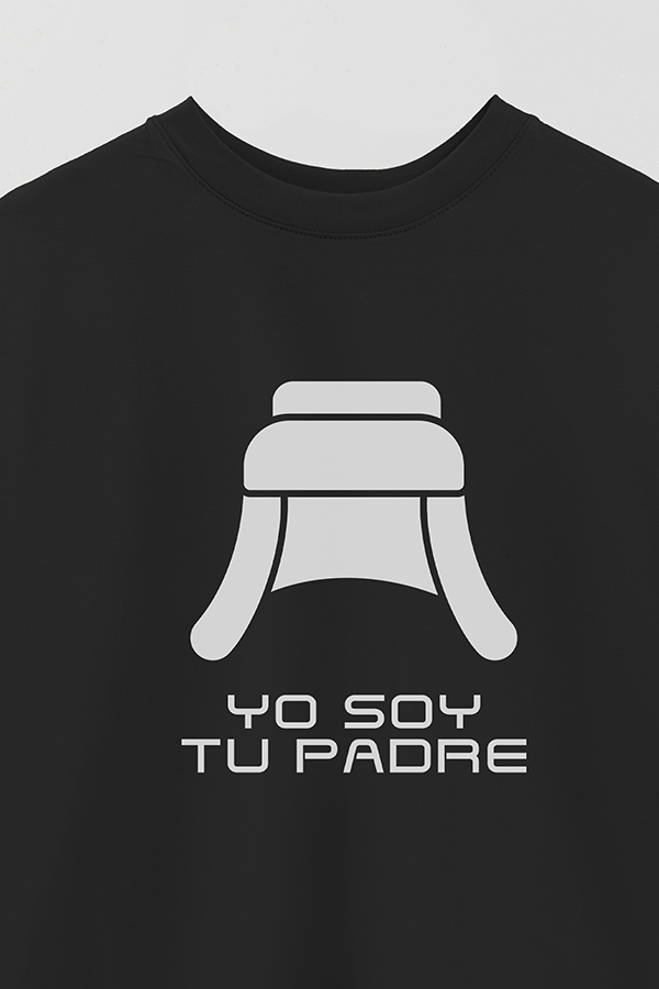 REMERA OVER ESTAMPADA DDP YO SOY TU PADRE