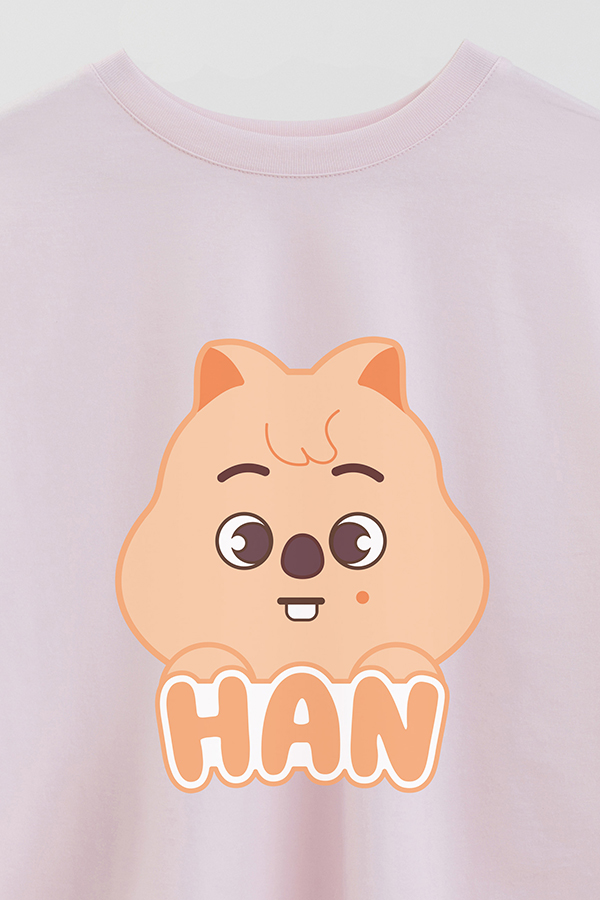REMERA CROP ESTAMPADA SKZOO1 HAN