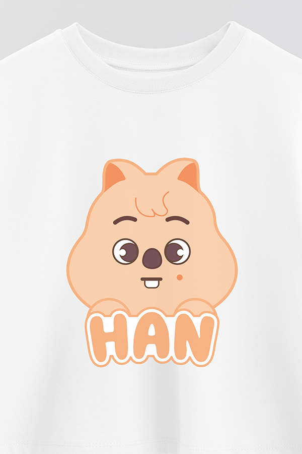 REMERA CROP ESTAMPADA SKZOO1 HAN
