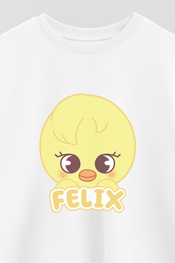 REMERA CROP ESTAMPADA SKZOO1 FELIX