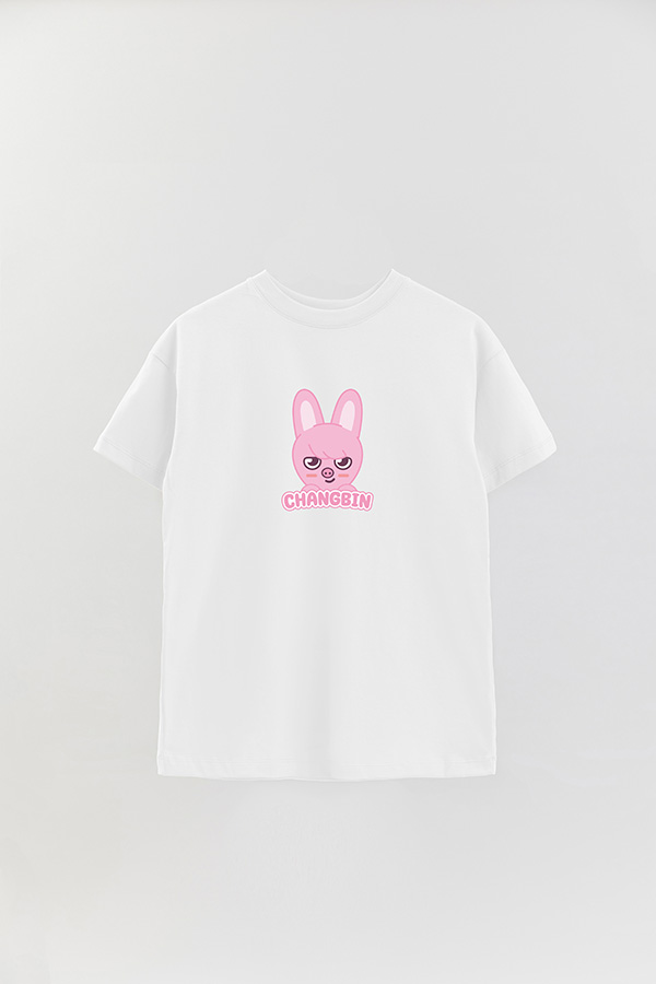 REMERA OVER ESTAMPADA SKZOO1 CHANGBIN