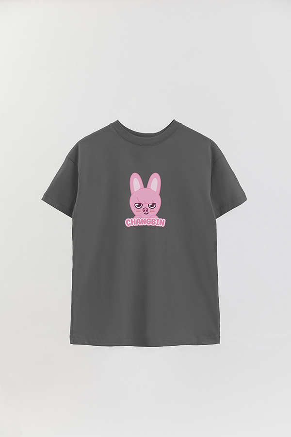 REMERA OVER ESTAMPADA SKZOO1 CHANGBIN