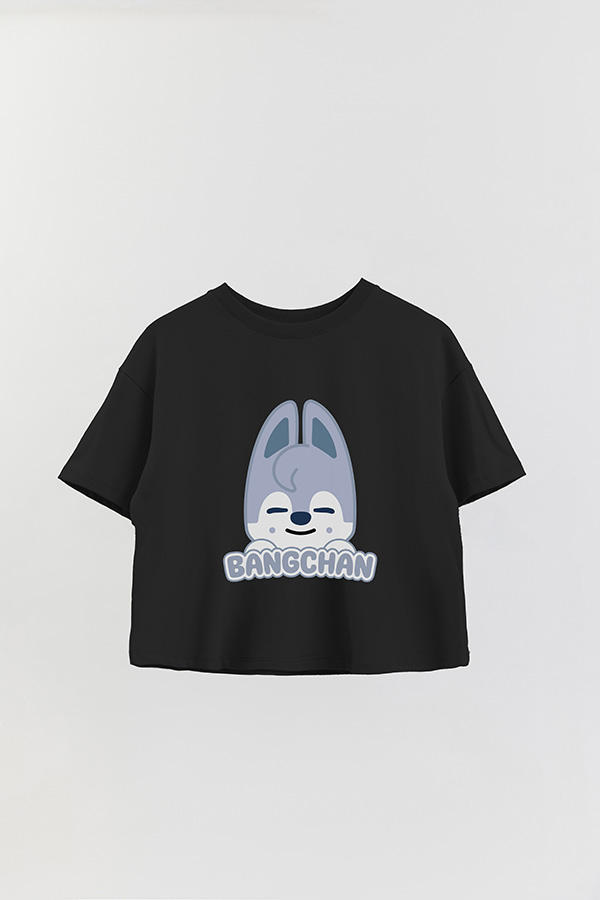 REMERA CROP ESTAMPADA SKZOO1 BANGCHAN