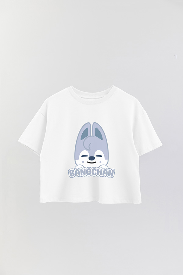 REMERA CROP ESTAMPADA SKZOO1 BANGCHAN