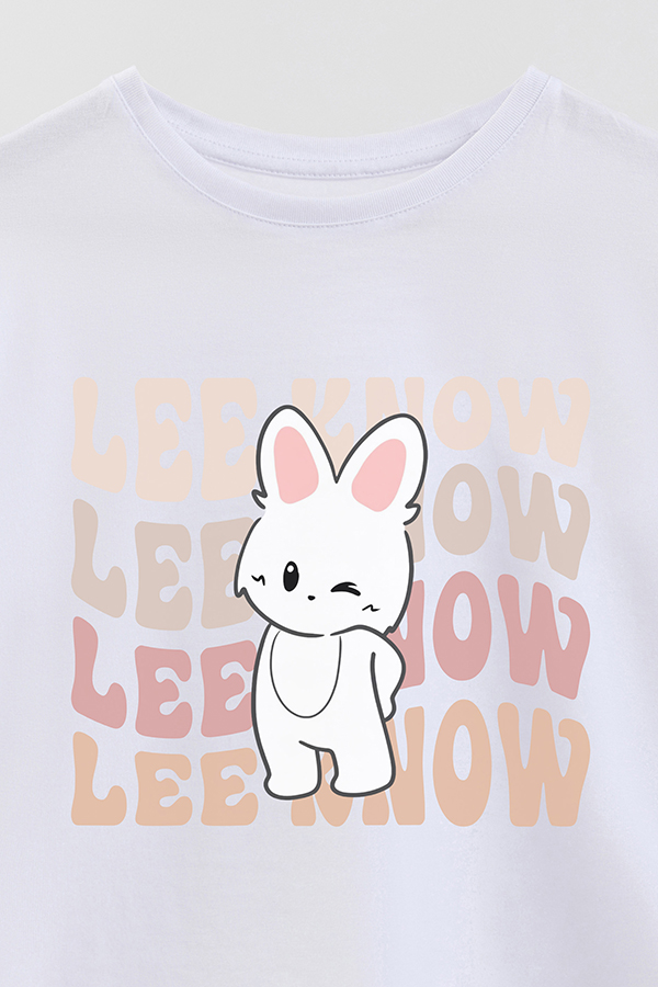 REMERA KID OVERSIZE SKZ RT LEE KNOW