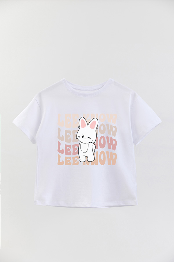 REMERA KID OVERSIZE SKZ RT LEE KNOW