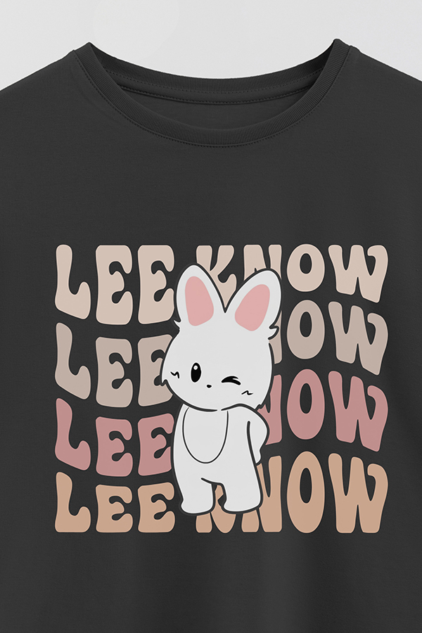 REMERA KID OVERSIZE SKZ RT LEE KNOW