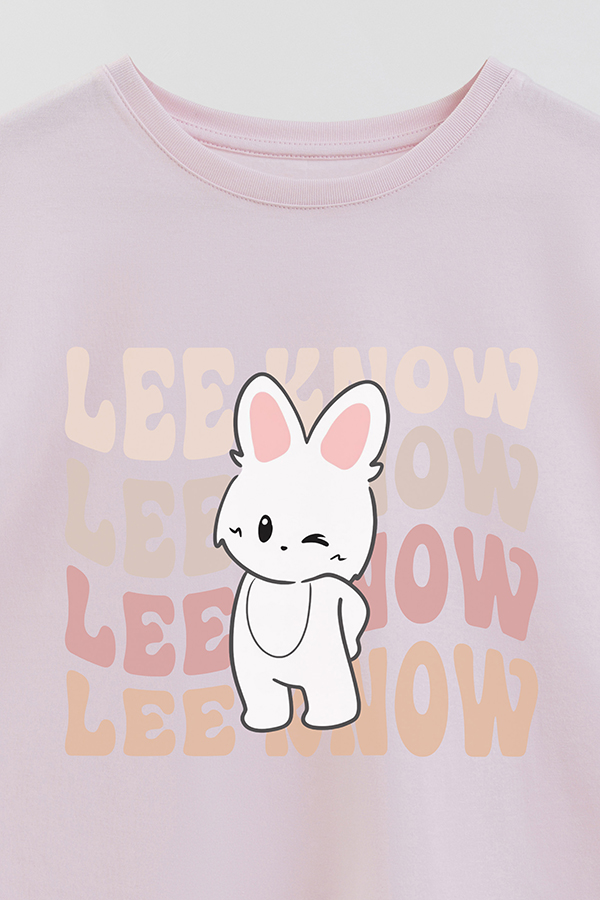 REMERA KID OVERSIZE SKZ RT LEE KNOW