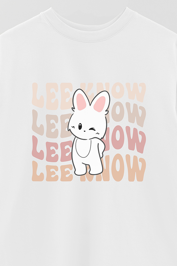 REMERA OVER ESTAMPADA SKZ RT LEE KNOW