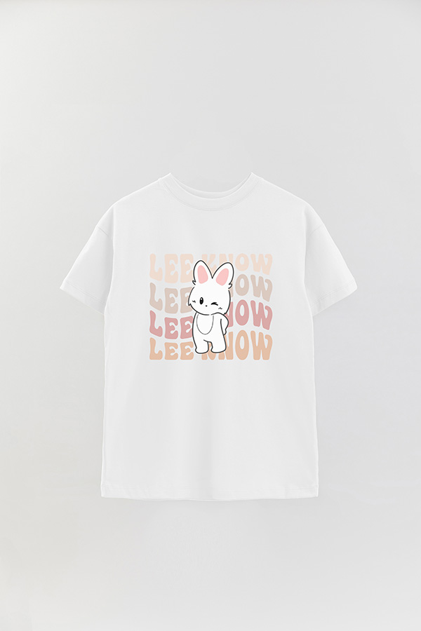 REMERA OVER ESTAMPADA SKZ RT LEE KNOW