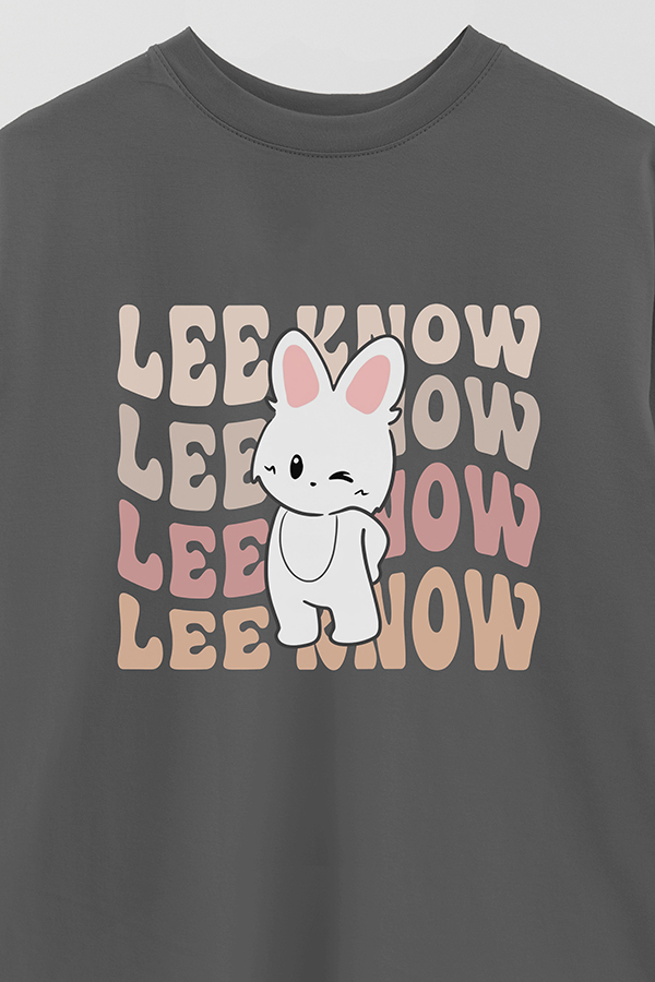REMERA OVER ESTAMPADA SKZ RT LEE KNOW