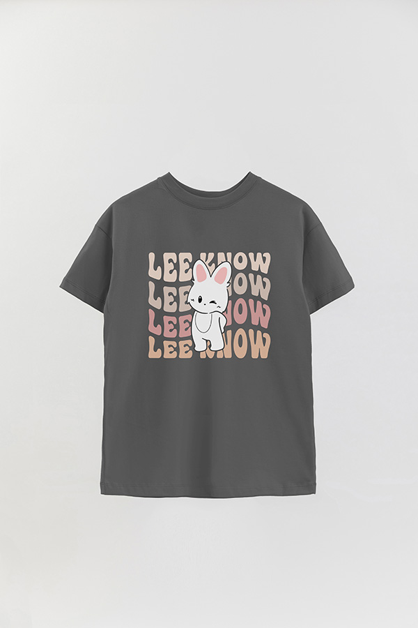 REMERA OVER ESTAMPADA SKZ RT LEE KNOW