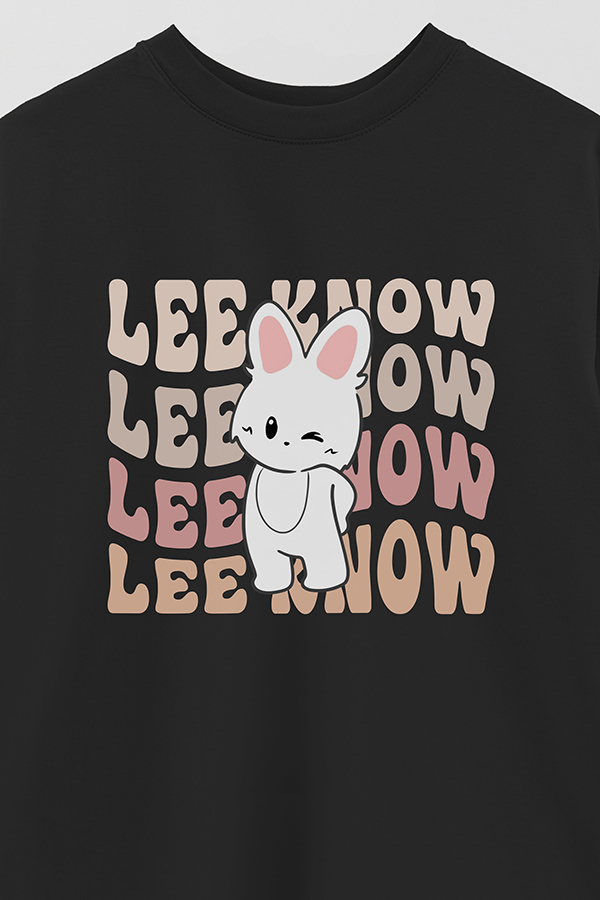 REMERA OVER ESTAMPADA SKZ RT LEE KNOW
