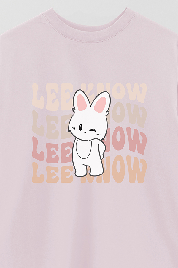 REMERA OVER ESTAMPADA SKZ RT LEE KNOW