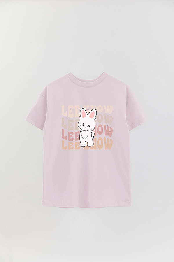 REMERA OVER ESTAMPADA SKZ RT LEE KNOW
