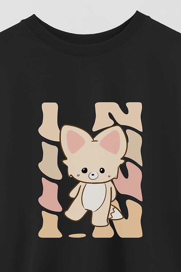 REMERA CROP ESTAMPADA SKZ RT I.N