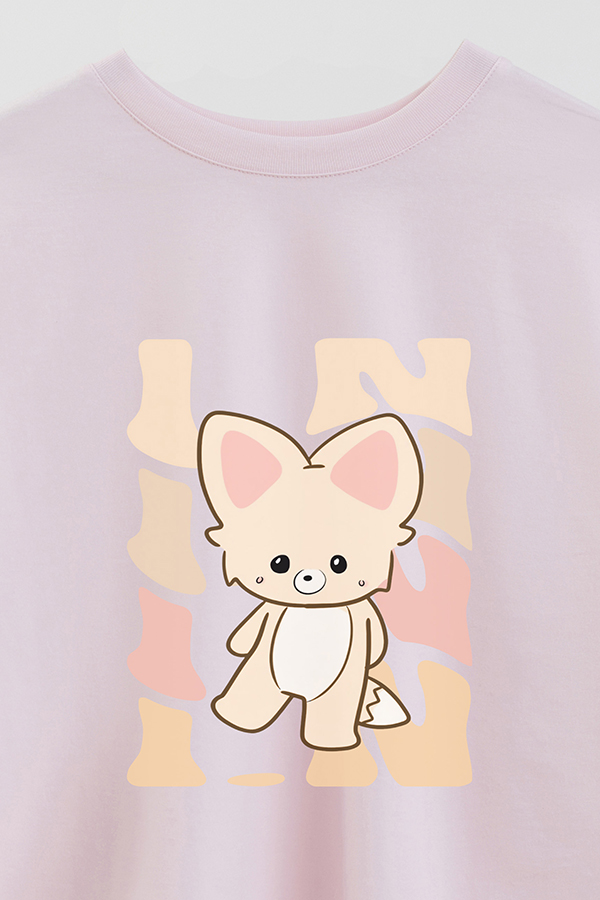 REMERA CROP ESTAMPADA SKZ RT I.N