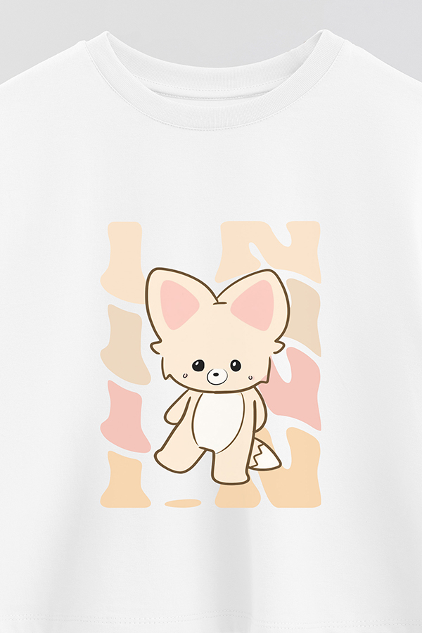 REMERA CROP ESTAMPADA SKZ RT I.N