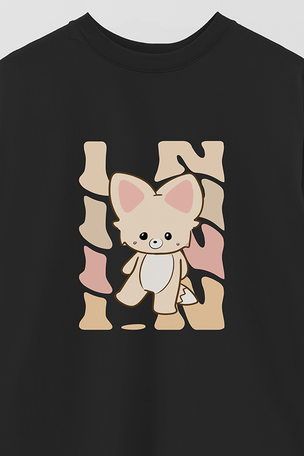 REMERA OVER ESTAMPADA SKZ RT I.N