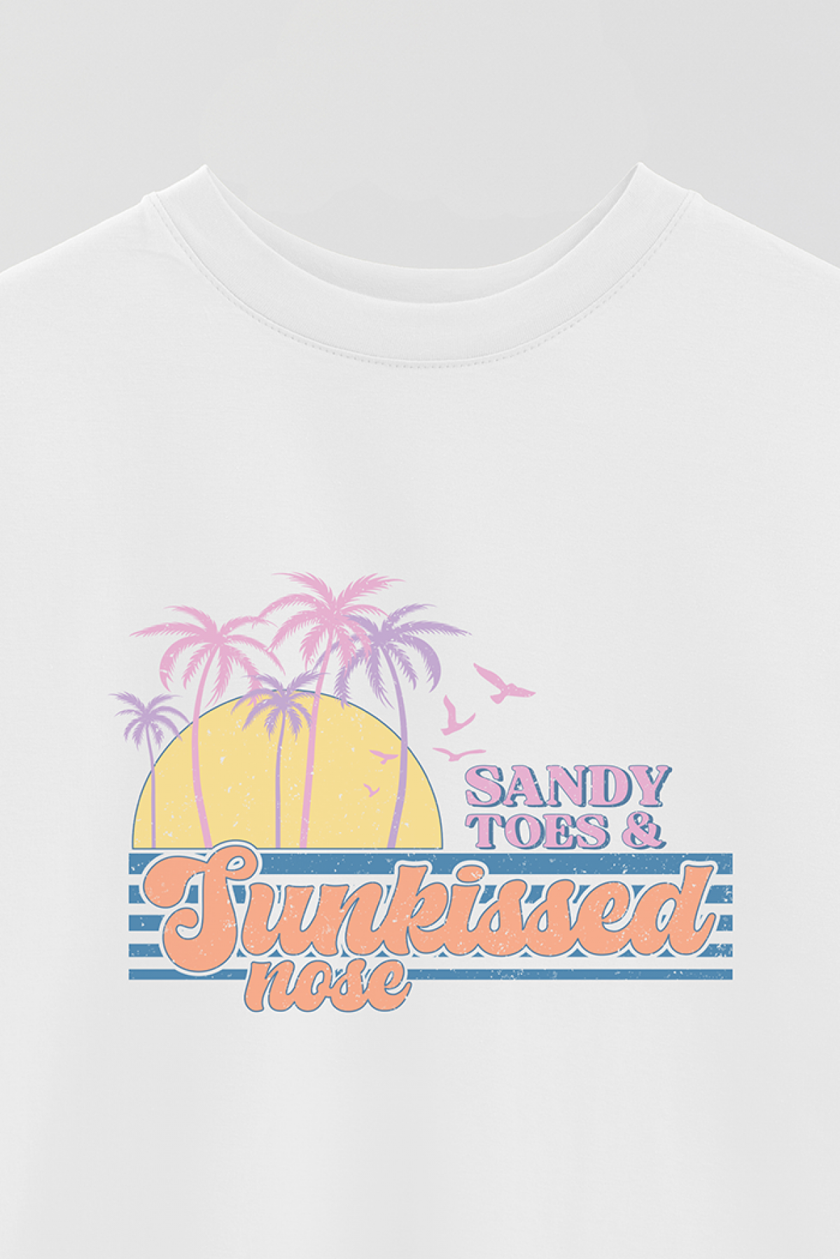 REMERA OVER ESTAMPADA SM2 SANDY TOES