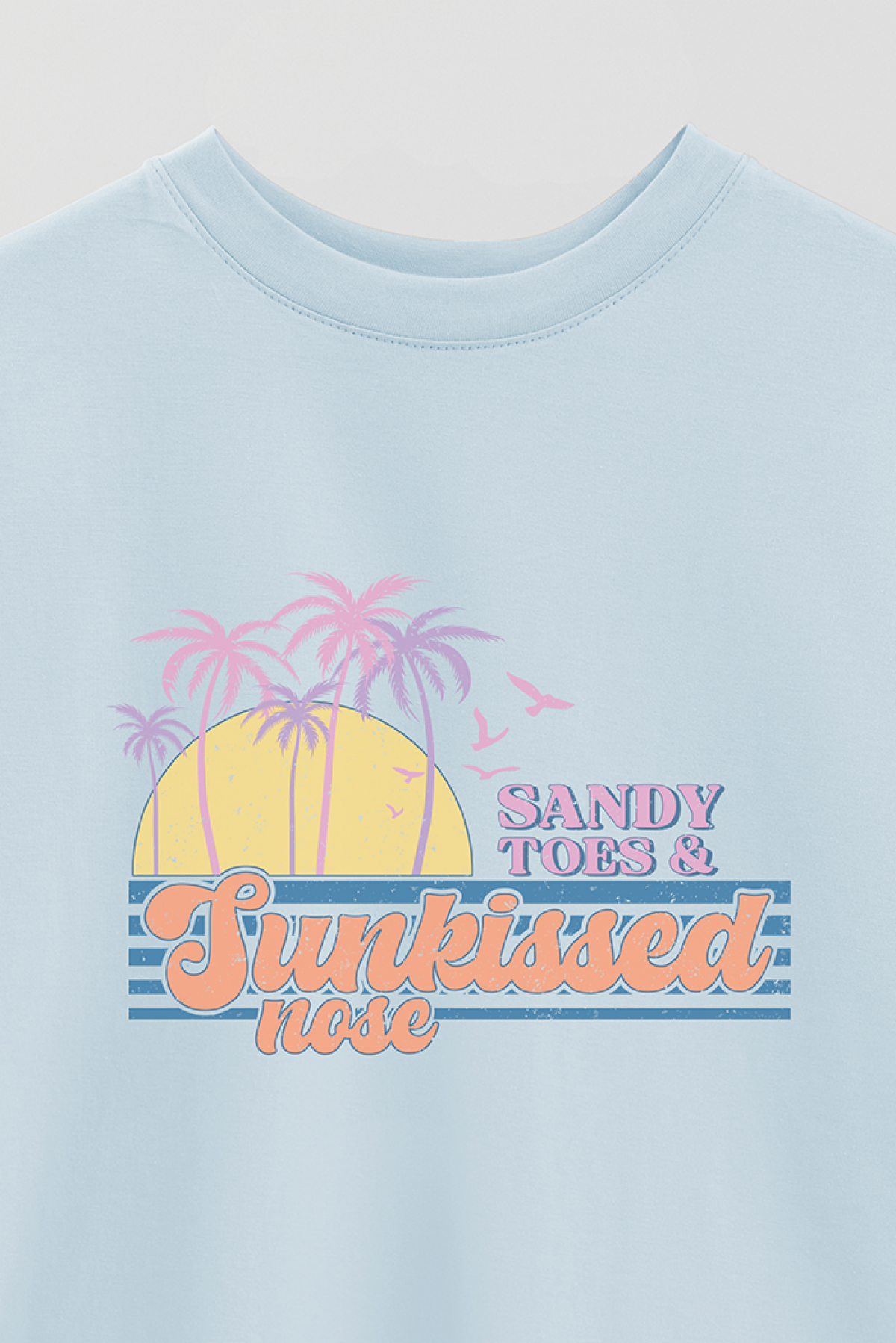 REMERA OVER ESTAMPADA SM2 SANDY TOES