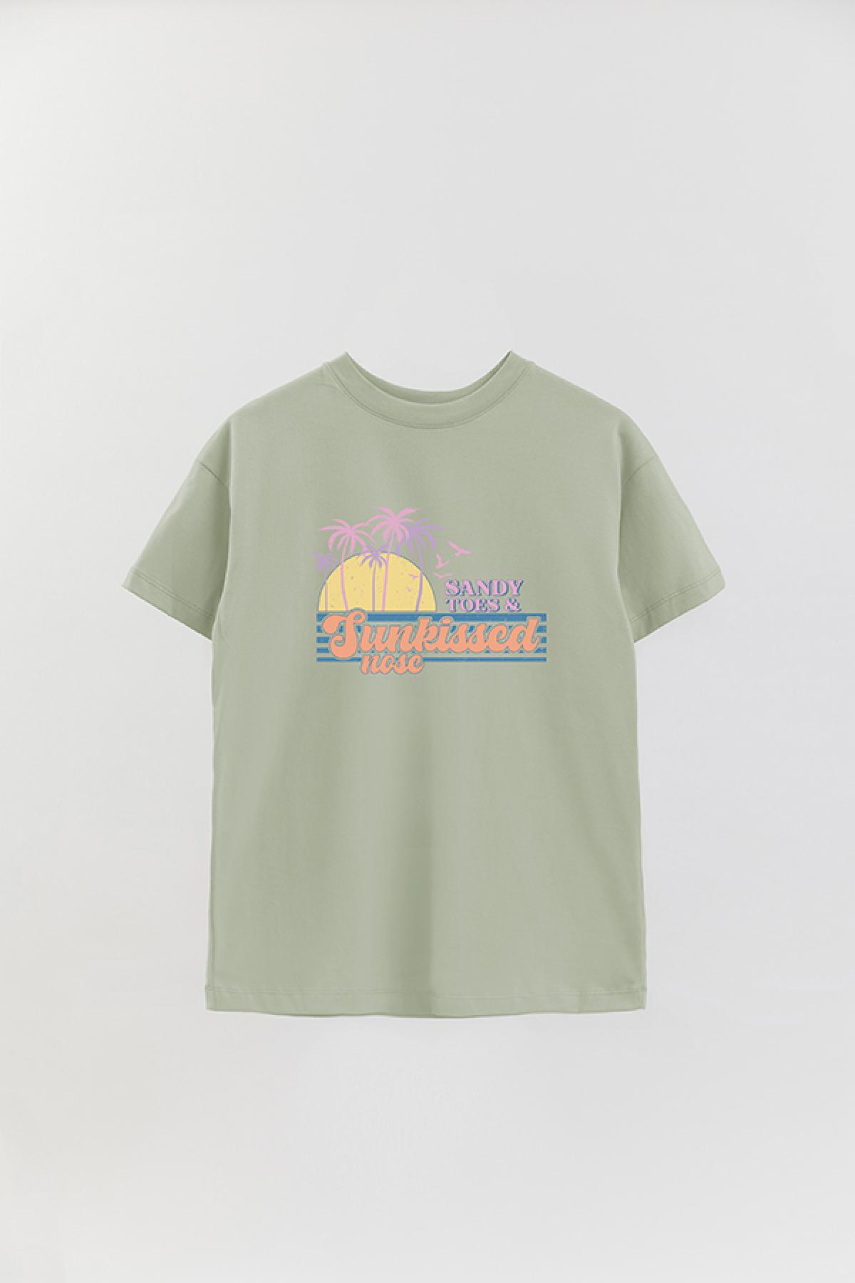 REMERA OVER ESTAMPADA SM2 SANDY TOES