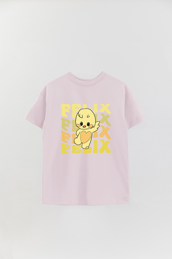 REMERA OVER ESTAMPADA SKZ RT FELIX