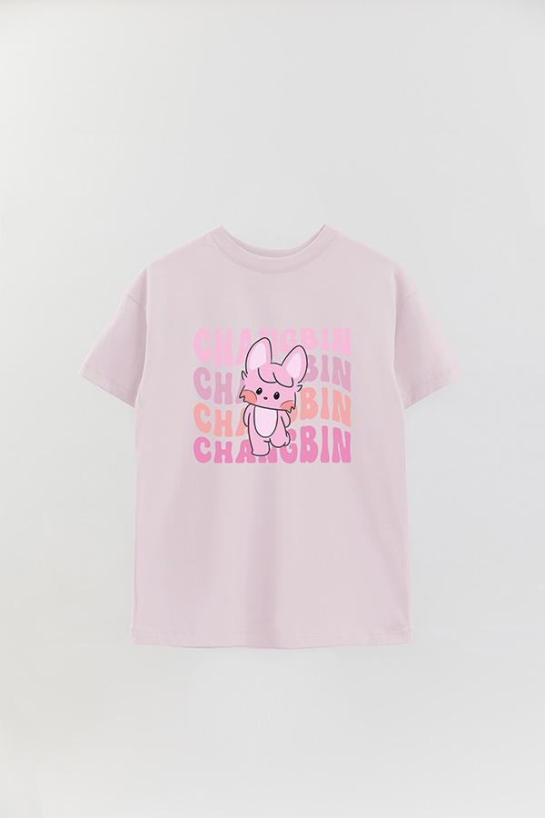 REMERA OVER ESTAMPADA SKZ RT CHANGBIN