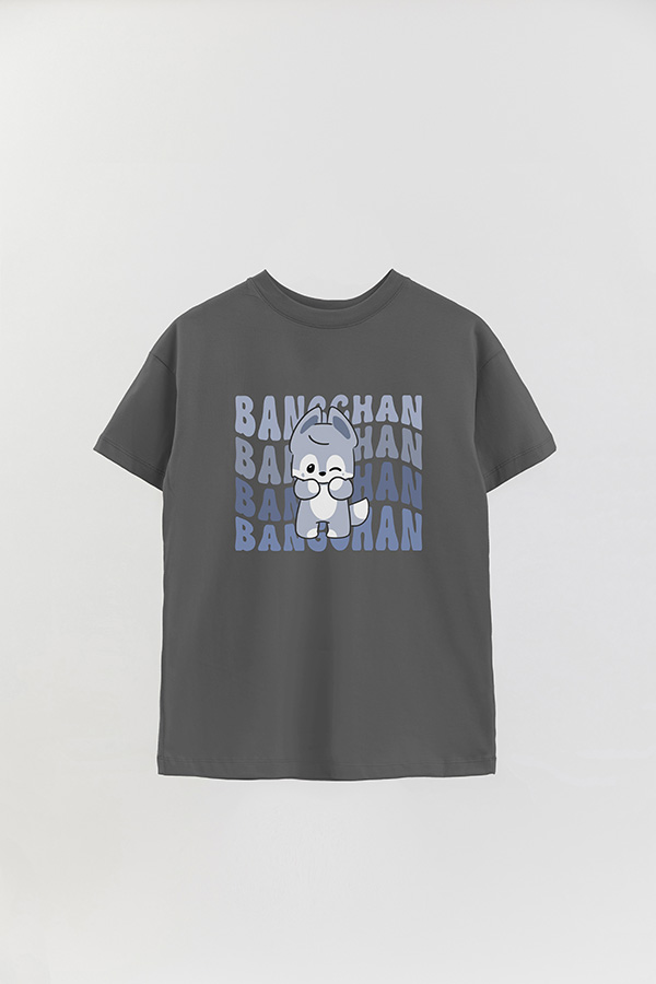 REMERA OVER ESTAMPADA SKZ RT BANGCHAN