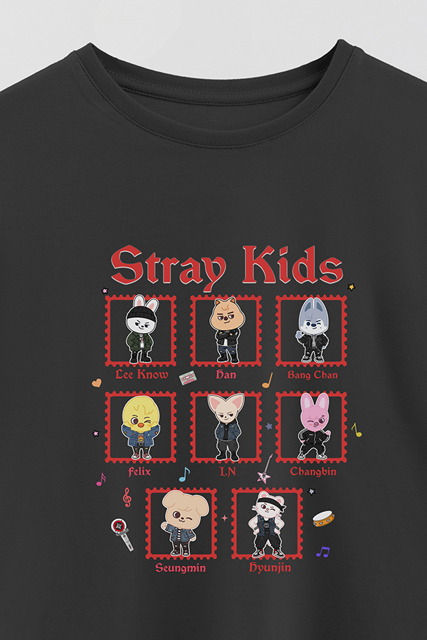 REMERA KID OVERSIZE STRAY KIDS 9