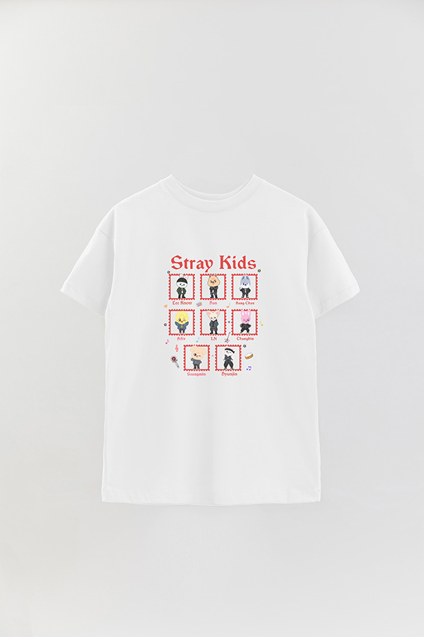 REMERA OVER ESTAMPADA STRAY KIDS 9